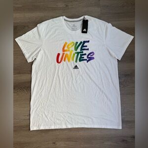 *NWT* Adidas Men’s Pride Love Unites T-Shirt Size 2XL